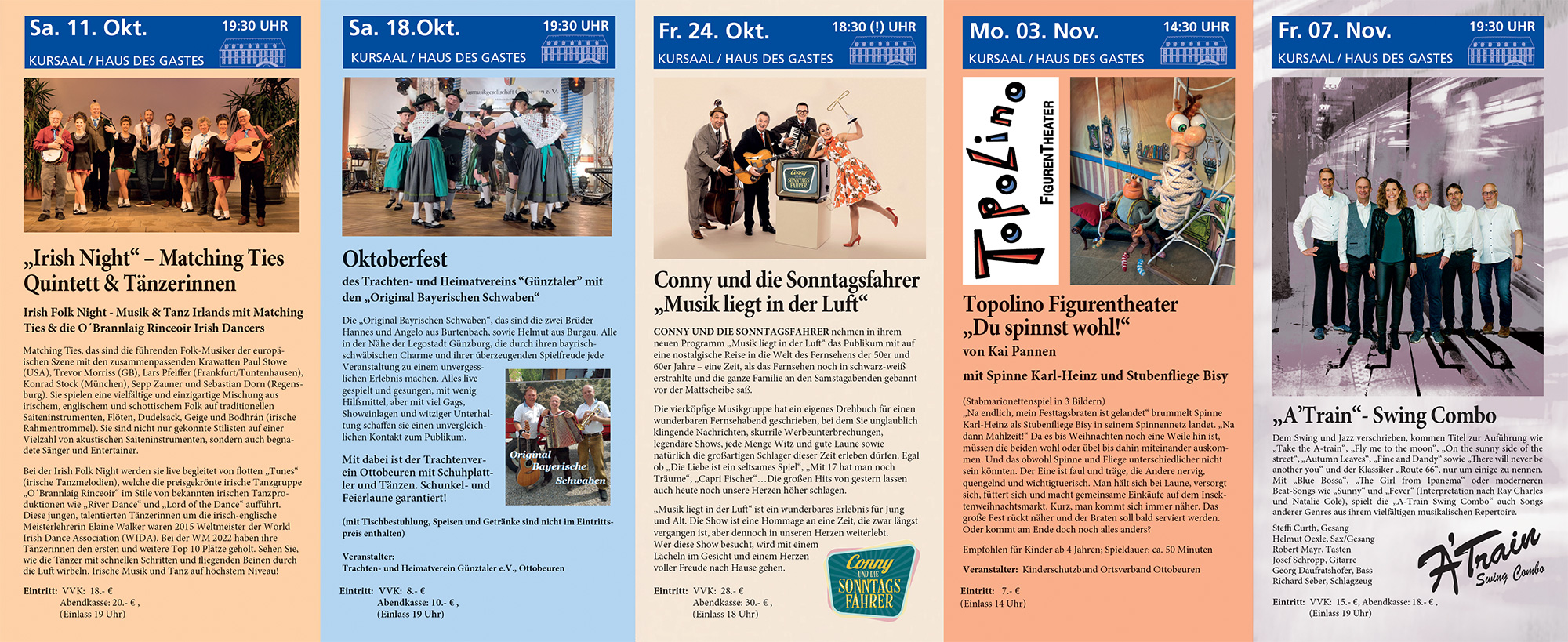 Flyer Herbstzeitlose Ottobeuren 2025
